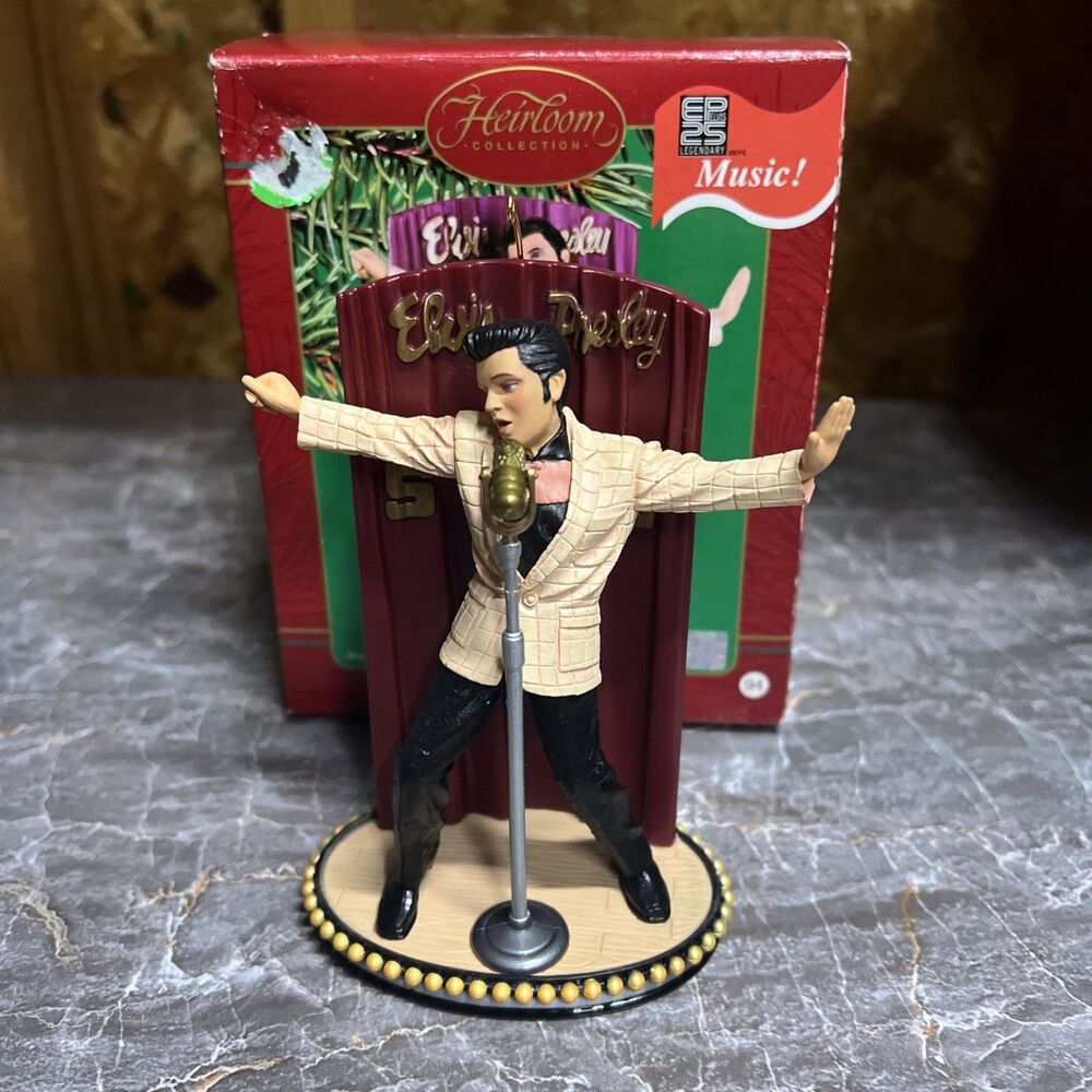 ELVIS Ornament All Shook Up w/Audio | Works | Christmas | 2002